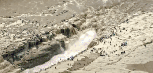 壶口 瀑布 纪录片 自然风光 航拍中国 陕西 黄河