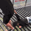 天桥 害怕 拖拉 恐怖