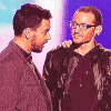 从来 rocker chester linkinpark 妹纸 mike 有一腿 gif