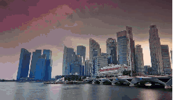 Singapore Singapore2012延时摄影 ZWEIZWEI 城市 新加坡 湖泊 现代化 高楼