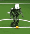 机器人 踢球 摔倒