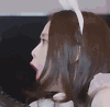 陈乔恩 美女 爱干净 兔耳发卡
