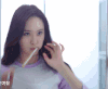 郑秀晶 刷牙 撩头发 女神