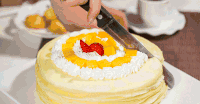 美食 甜点 芒果千层 美味