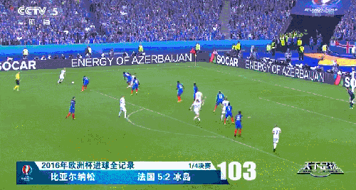 冰岛 头球破门 比亚尔纳松 法国 法国欧洲杯108球全纪录 足球
