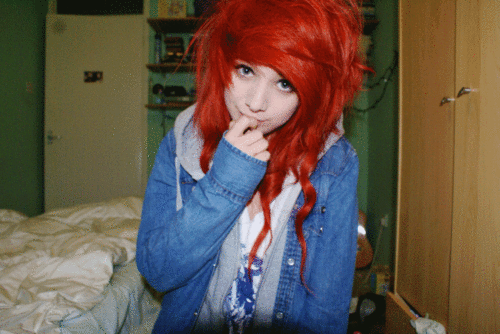 女孩 头发 可供替代的 红色的头发 红发