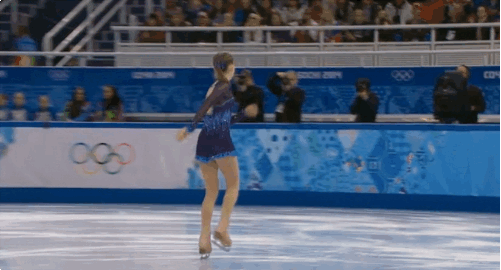 花样滑冰 Figure Skating 美女 旋转 摔倒