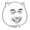 卡通 牙齿 猫耳朵 笑容
