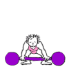举重 weight lifting 动画 卡通