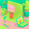Julian Glander 黏土塑料风 萌