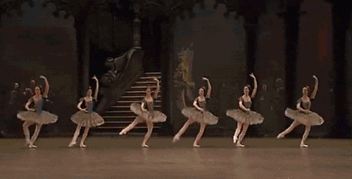 芭蕾舞 跳跃 舞台 台阶