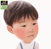 萌娃 红脸蛋 头像 小眼睛