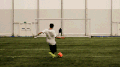 射门 少年 足球 练习