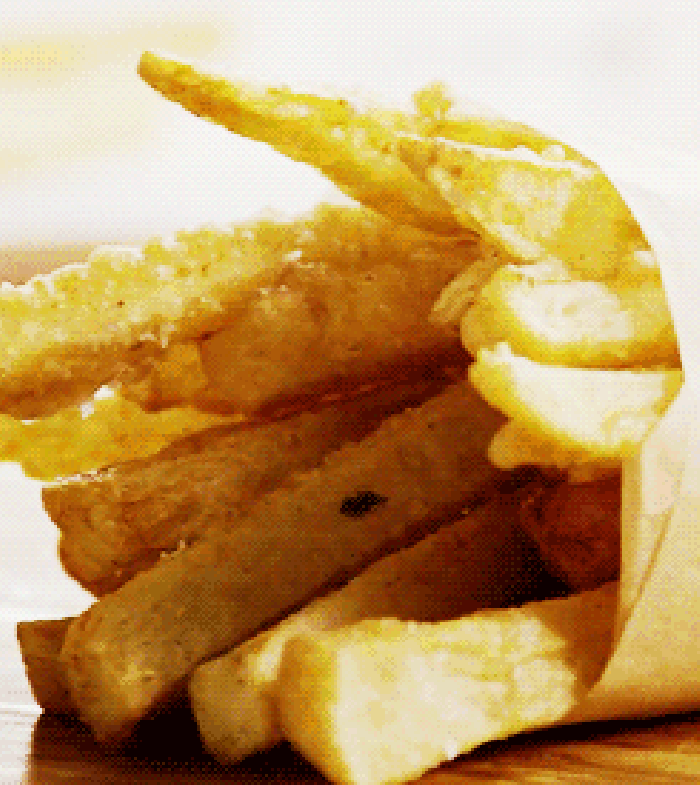 美食 薯条 黄色 展示