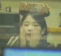 IU 可爱 美女 发呆