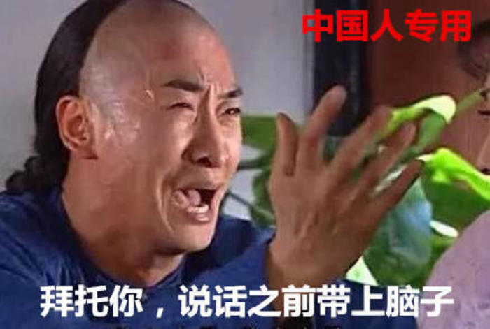 拜托你,说话之前带上脑子gif 尔康gif 大哭gif 痛苦gif