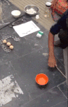 街头 魔术 鸡蛋 搞笑