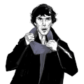 神探夏洛克 夏洛克 同人 围巾 Sherlock
