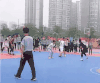 篮球 户外 楼房 观众