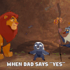 狮子王 lion king 耶 yes 哦耶 欢呼 太棒了 辛巴 拉飞奇