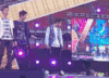 EXO 舞台 灯光 短发 男子