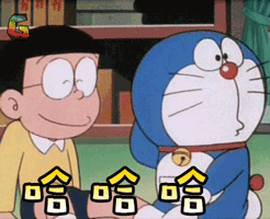 哆啦A夢 哈哈哈哈 開心 soogif soogif出品
