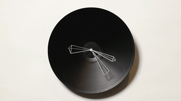 创意时钟 家居设计 黑胶唱片 简洁 艺术设计