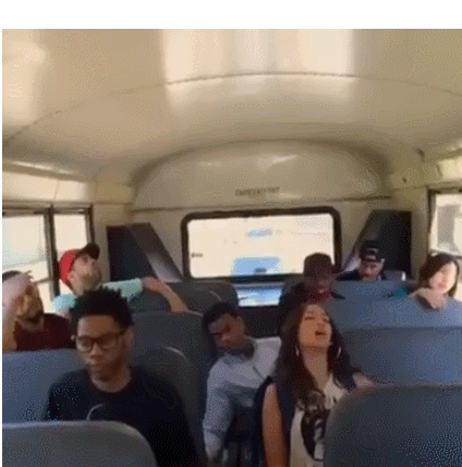 公共汽车 bus 搞笑 跳舞