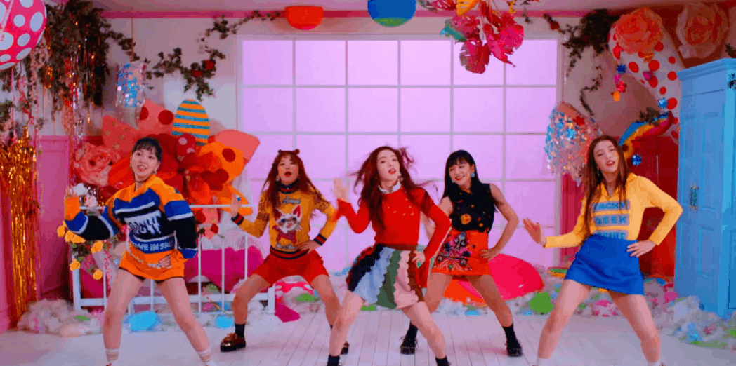 MV Red&Velvet Rookie 动作 可爱 色彩 跳舞