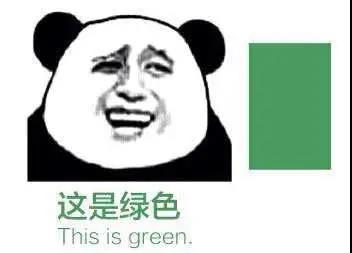 暴漫 熊猫头 这是绿色 给你点颜色看看 搞怪 逗