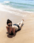 美女 沙滩 比基尼 性感