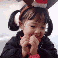 萌萌哒 小可爱 漂亮 黑头发