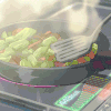 美食 二次元 卡通 铲子 炒菜
