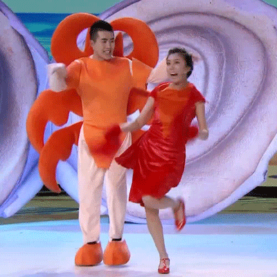 少儿节目 人偶 螃蟹 舞蹈 可爱