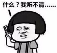 暴漫 文字表情包 什么我听不清 搞怪 逗 魔性