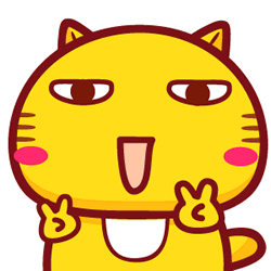 哈咪猫 剪刀手 卖萌 开心