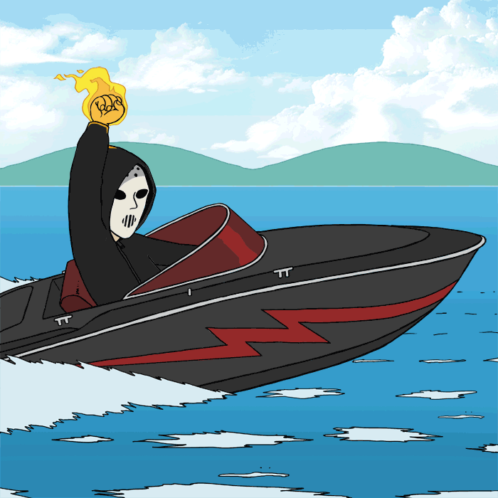 巫师 海面 船 boat