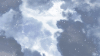 蓝天 白云 雪花 飘落
