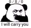 暴漫 熊猫头 carry you 生气 搞怪 逗