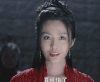 长发美女 红衣 说话 红唇