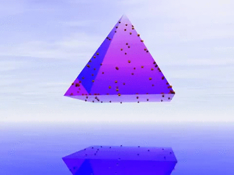 c4d 旋转 金字塔 三角形