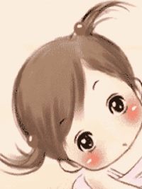 动图 女孩 可爱 转动