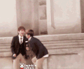 EXO 帅男 西装 玩闹