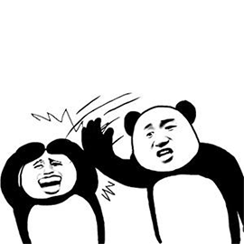 暴漫 熊猫人 熊猫人素材 打头