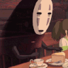 千与千寻 无脸人 食物 动漫