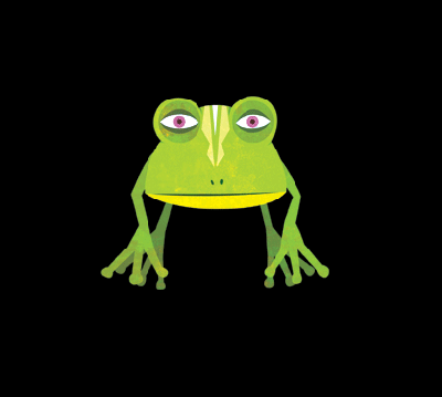 插图 角色设计 动画插图 青蛙