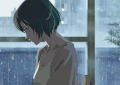 失落 下雨 伤心 女人