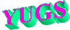 粉红色 紫色 易懂的 艺术与放大器；设计 绿色 animatedtext 动画文本 3D的话 yugS