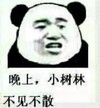 金馆长 牙齿  熊猫头 晚上小树林不见不散