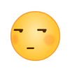 黄黄大一号 斜视 emoji 鄙视